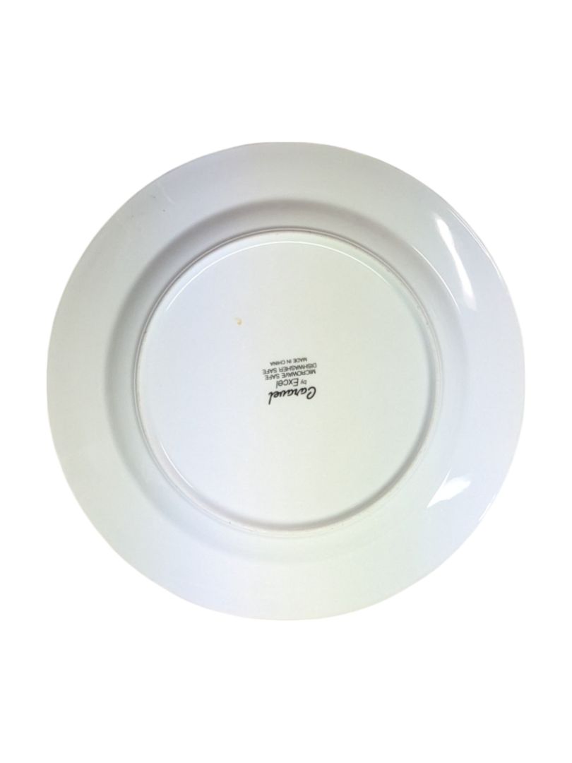 Caravel by Excel 7-Piece Floral Glass Plate Set