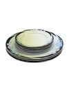 Caravel by Excel 7-Piece Floral Glass Plate Set