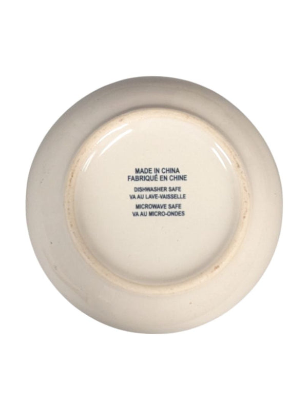 Set of 4 Off-White Ceramic Bowls