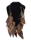 Handmade Real Preserved Leaves Indigenous-Inspired Necklace