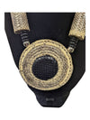 Tribal-Style Necklace with Snakeskin Texture