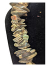 Natural Stone Necklace with Shell Pendant