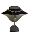 Metal Half Face Necklace
