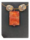 Red Stone Pendant Necklace
