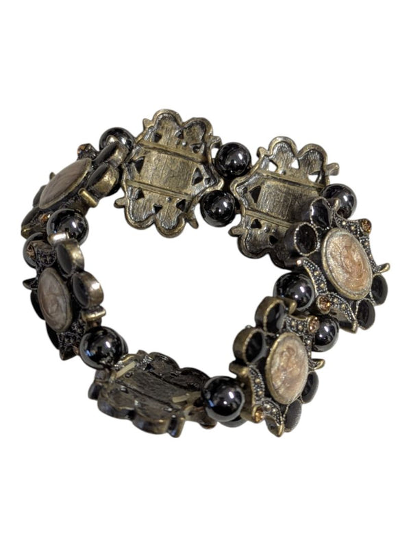 Gothic Style Brasstone Bracelet