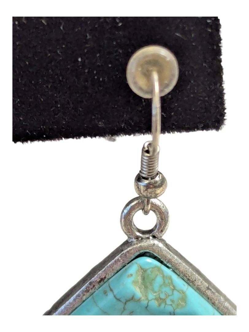 Turquoise Sliver Earrings