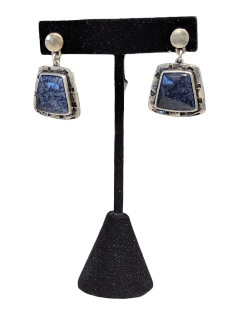 Purple Stone Earrings