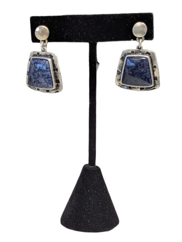 Purple Stone Earrings