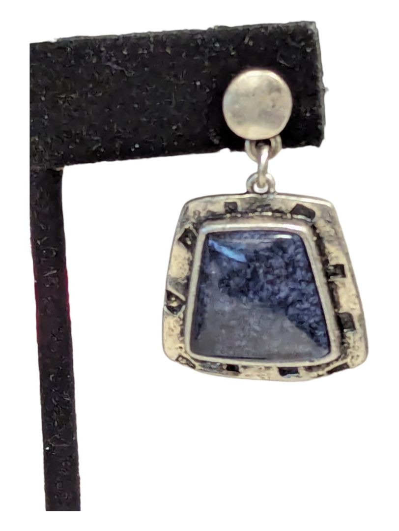 Purple Stone Earrings