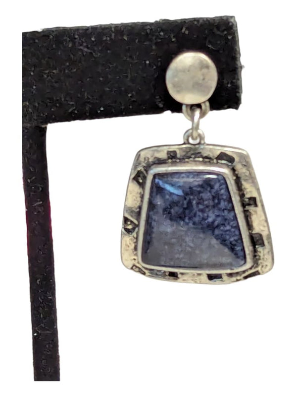 Purple Stone Earrings