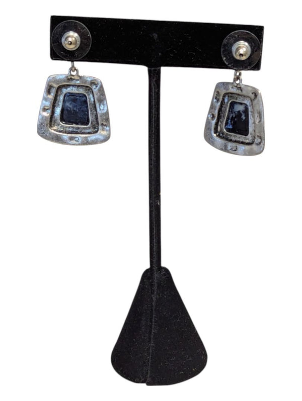 Purple Stone Earrings
