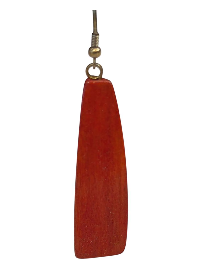 Orange Drop Earrings
