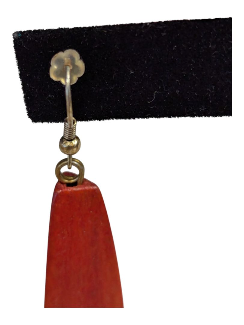 Orange Drop Earrings