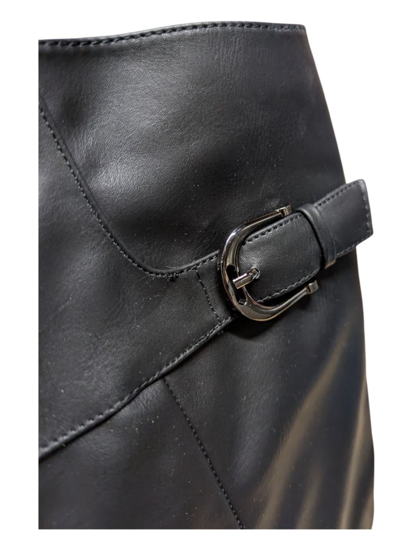 Black Knee High Fashion Boots Tender Tooise Size 7