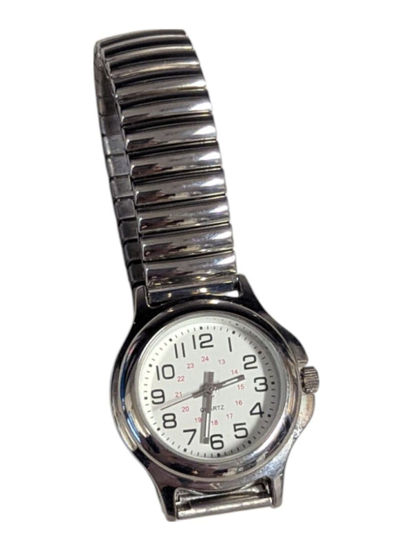 Women Quartz Stainless Steel Watch w/ Extra Band