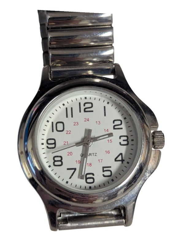 Women Quartz Stainless Steel Watch w/ Extra Band