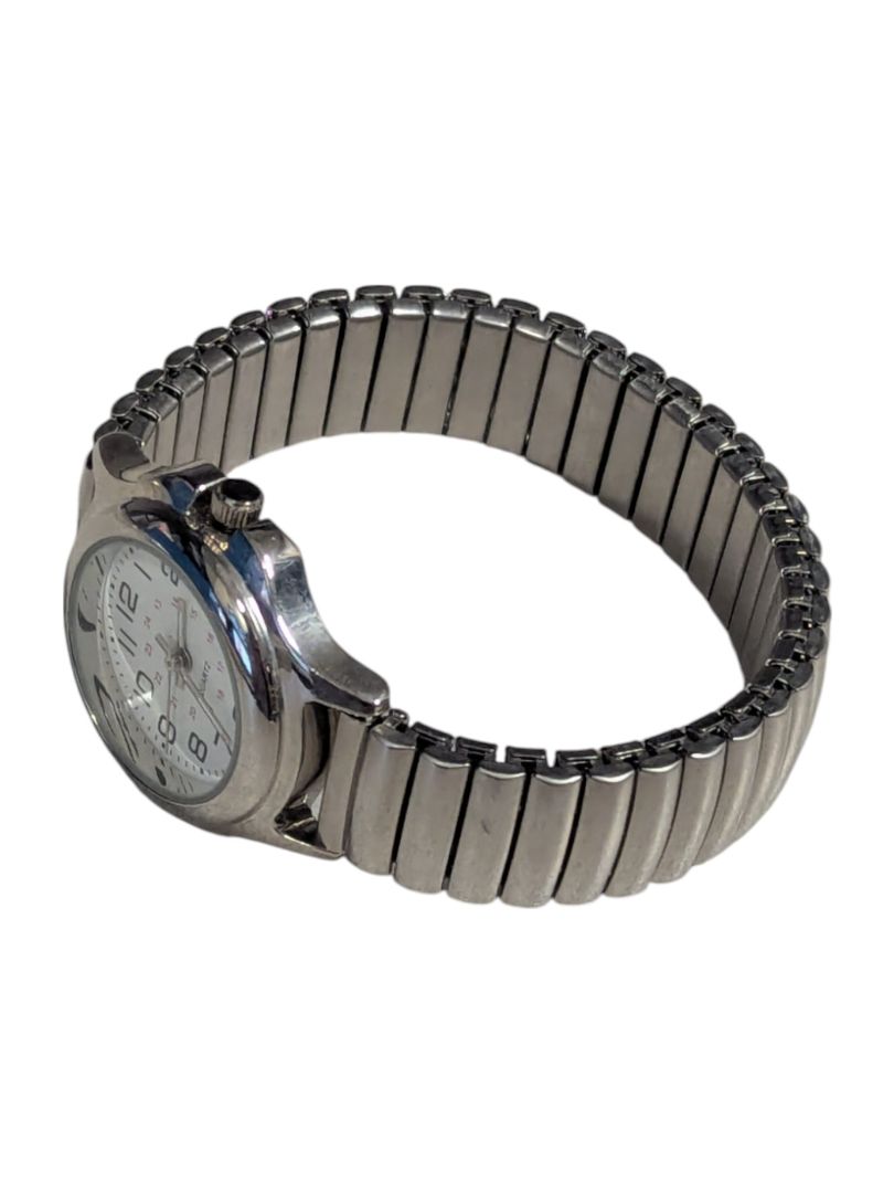 Women Quartz Stainless Steel Watch w/ Extra Band