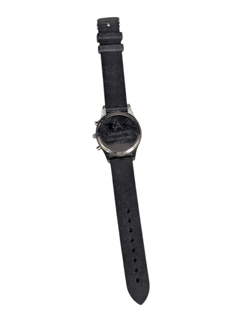 Louis Arden Watch Stainless Rubber Band Watch
