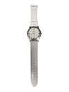 Louis Arden White Leather Band Watch
