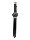 White Stainless Watch w/ Black Rubber Band