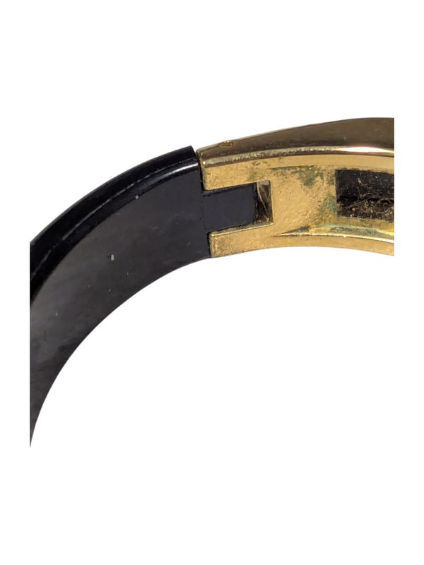 Lucerne Swiss Made Black Bangle Watch