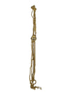 Stainless Yellow Tone Muti-Strap Watch