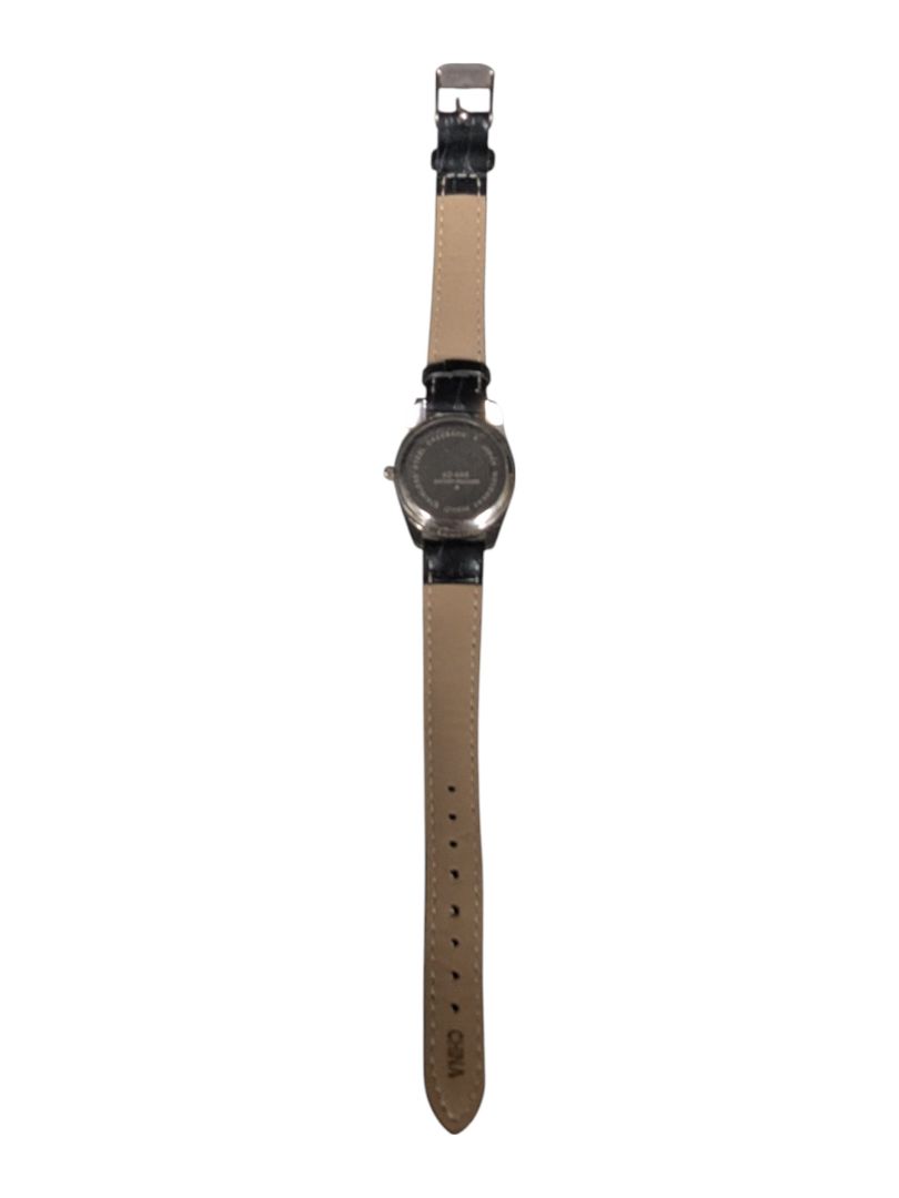 Sliver Tone Croc Pattern Watch w/ Lume