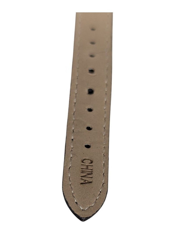 Sliver Tone Croc Pattern Watch w/ Lume