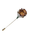 Vintage 1979 Chrystalle Flower Co Real Rose Floral Stickpin Brooch Pin