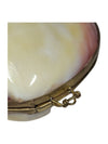 Vintage 1950's Polished Clam Shell Compact