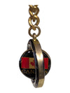Vintage Canada Flag Flio Spin Metal Key Ring Chain
