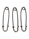 3 Vintage 7/8'' Steel Safety Kit Horse Blanket Laundry Pin 1920s - 1940s