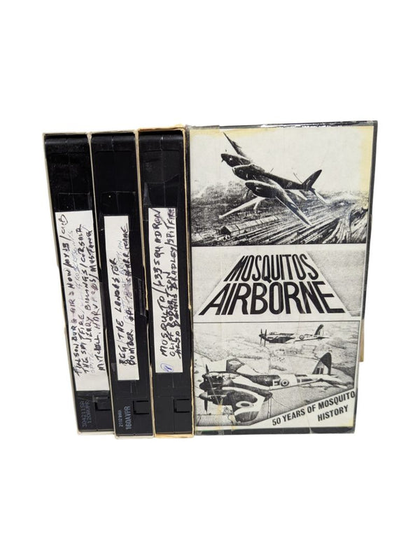 Bundle of 4 Aviation VHS (Mosquitos Airborne)