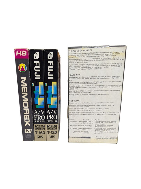 Bundle of 4 Aviation VHS (Mosquitos Airborne)