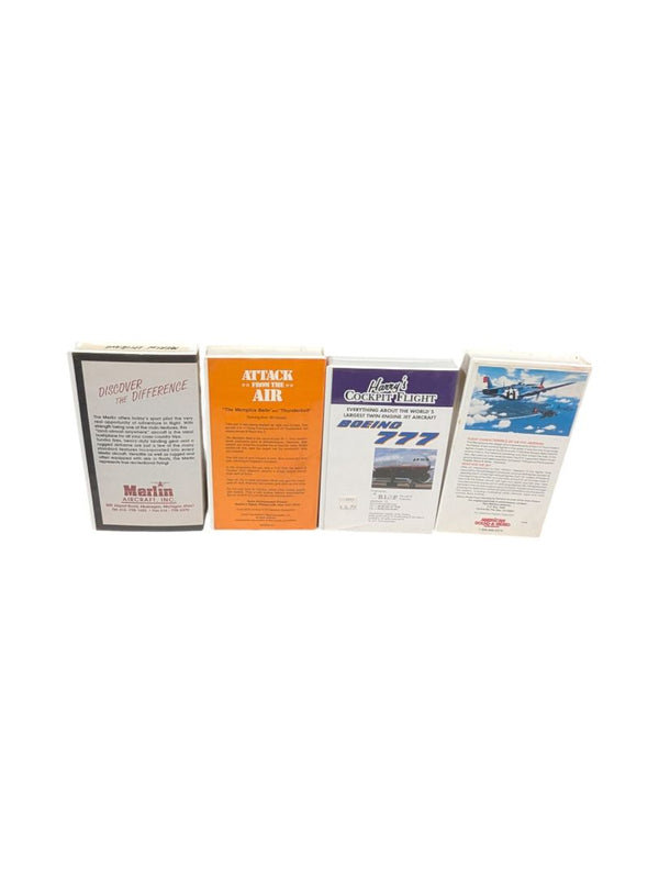 Aviation & War VHS (Adventure, Attack, Boeing, P-51)