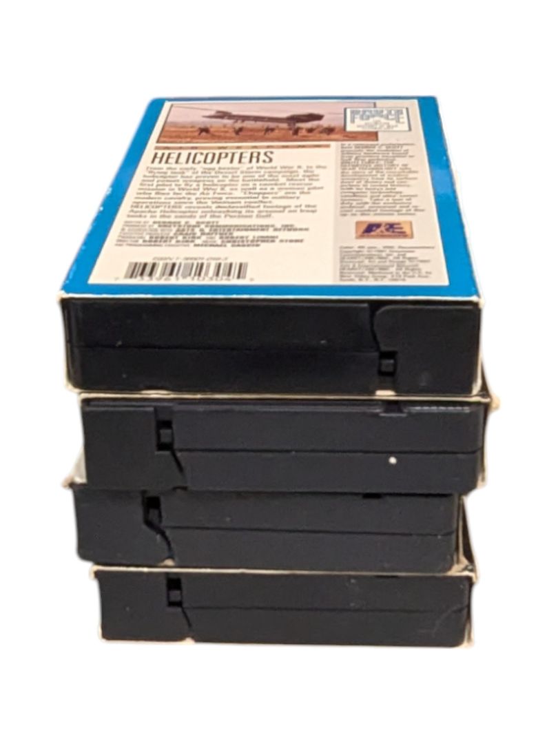 Aviation VHS (Hawaii, Memphis Belle, Flying Tiger, Brute Force)