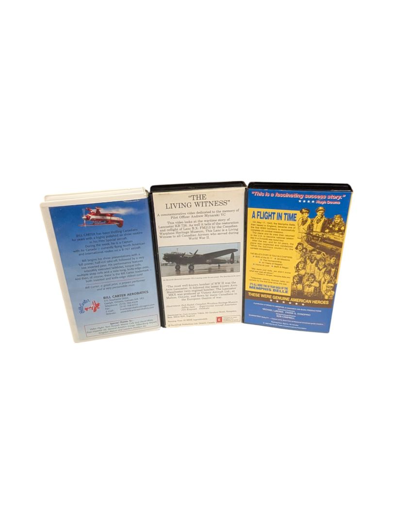 Aviation VHS (Bill Carter, Living Witness, Flight in Time)