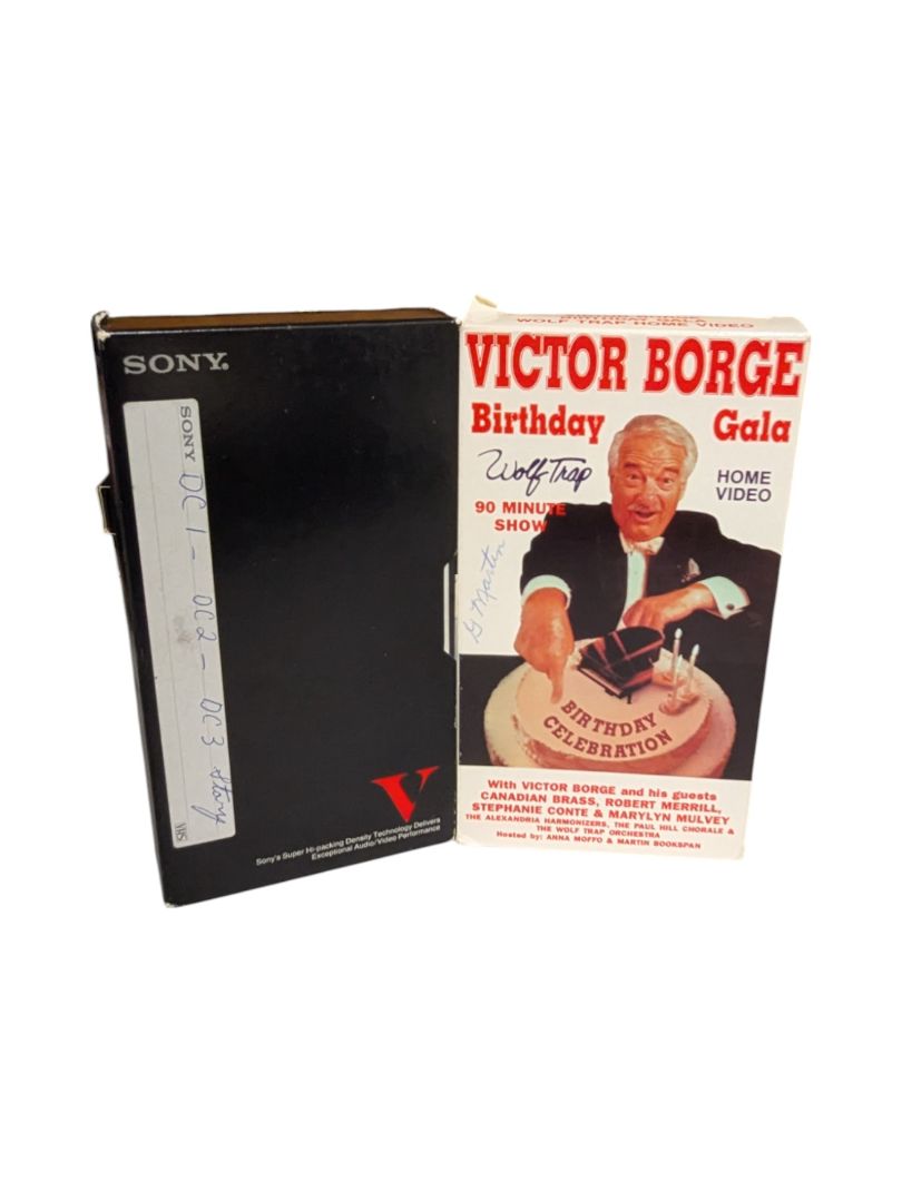 2 Assorted VHS (Victor Borge Birthday Gala)