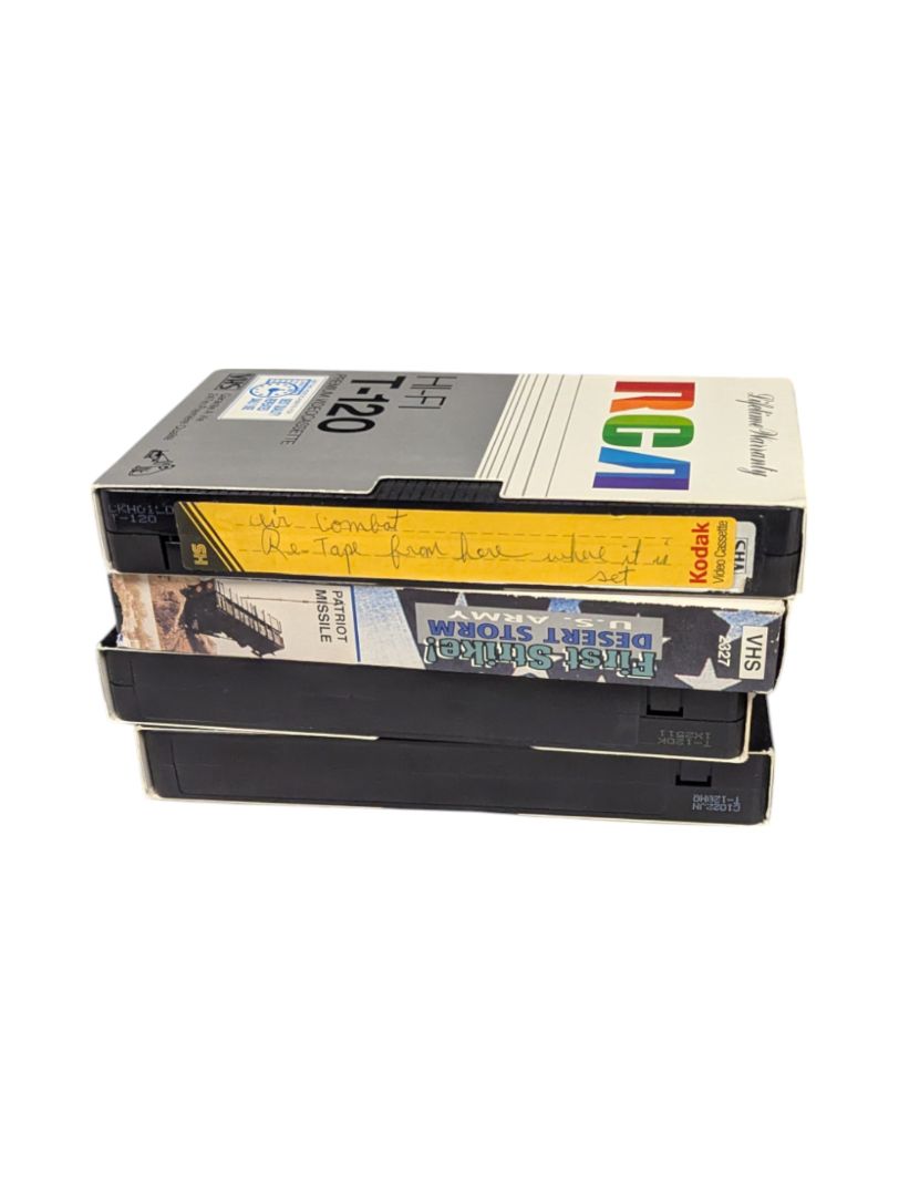 Bundle of 4 Aviation VHS (First Strike Desert Storm US Army)
