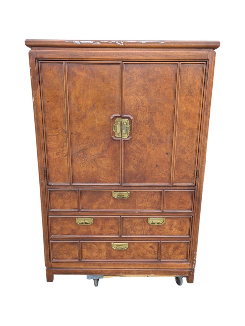 Chinoiserie Style Armoire Dresser by Thomasville Mystique