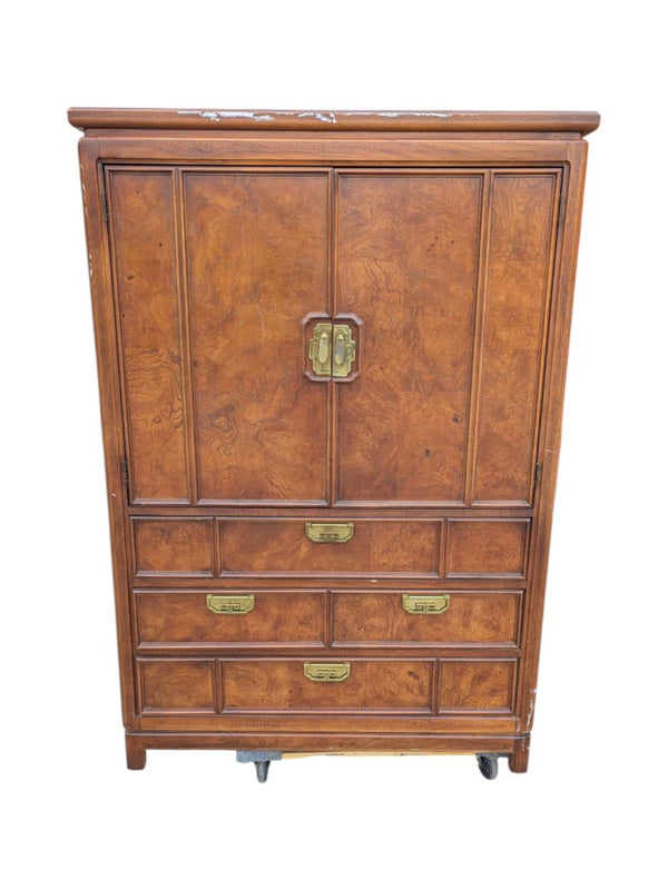 Chinoiserie Style Armoire Dresser by Thomasville Mystique