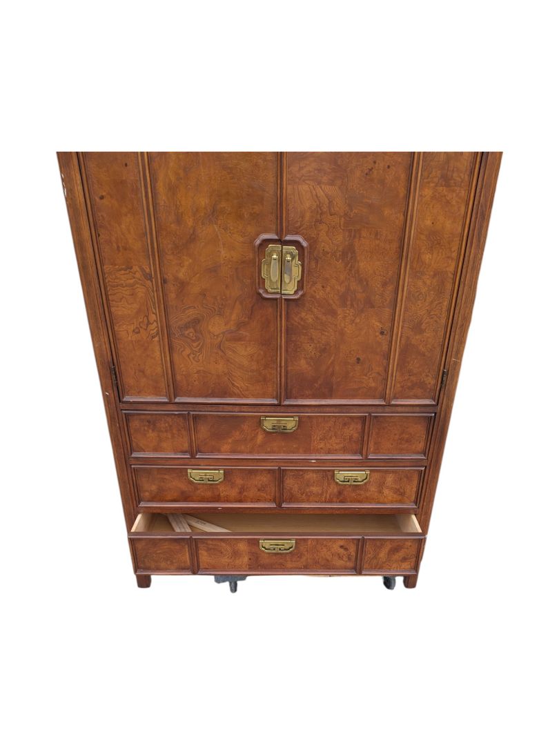 Chinoiserie Style Armoire Dresser by Thomasville Mystique