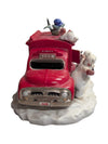 1998 Franklin Mint Coca Cola Always Wind-Up Motion Music Sculpture Truck
