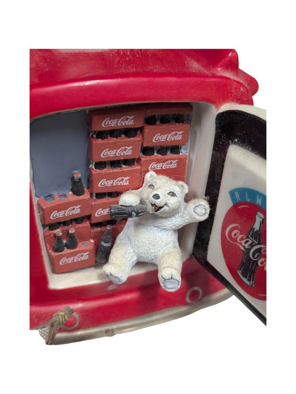 1998 Franklin Mint Coca Cola Always Wind-Up Motion Music Sculpture Truck