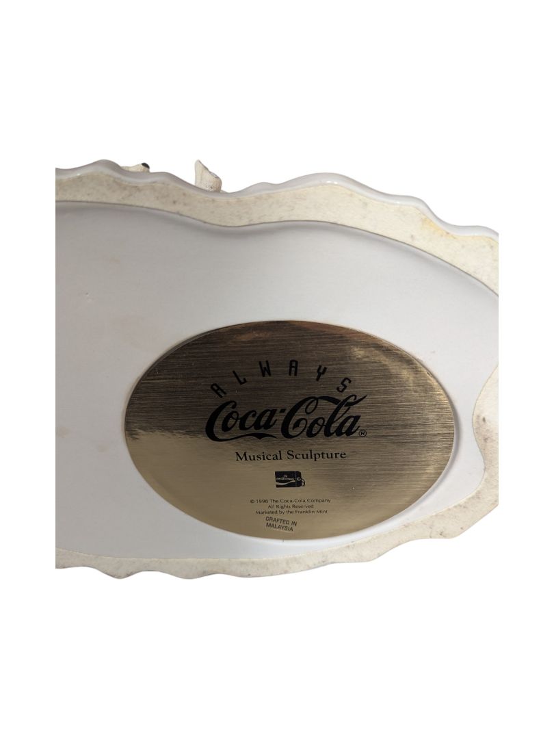 1998 Franklin Mint Coca Cola Always Wind-Up Motion Music Sculpture Truck