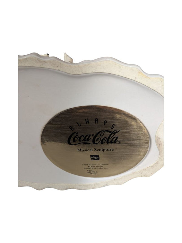 1998 Franklin Mint Coca Cola Always Wind-Up Motion Music Sculpture Truck