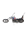 Franklin Mint Harley Davidson Easy Rider Chopper 1:10 Model w/ Display Case, Helmet