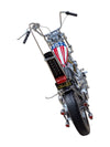Franklin Mint Harley Davidson Easy Rider Chopper 1:10 Model w/ Display Case, Helmet