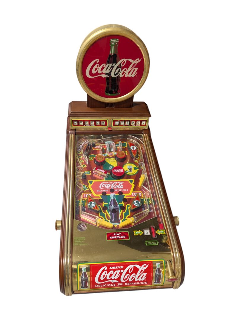 Coke Pinball Machine Franklin Mint Coca-Cola Pinball Machine