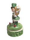 Lefton St. Patrick's Day Music Box Figurine